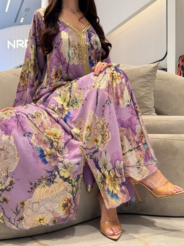 Silk Chiffon Jackard